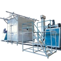 Machine automatique de fabrication de flotteurs en PE, équipement de moulage rotatif de grande taille pour bouées marines et quais