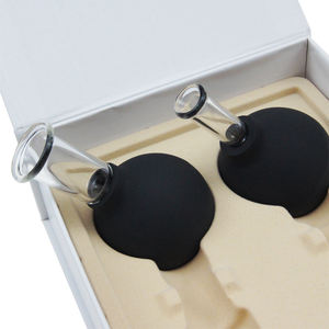 Ensemble de ventouses en verre à ampoule d'aspiration en caoutchouc 2 pièces Anti Cellulite Vacuum <span class=keywords><strong>Massage</strong></span> Body <span class=keywords><strong>Facial</strong></span> <span class=keywords><strong>Massage</strong></span> Rejuva <span class=keywords><strong>Cup</strong></span> - Product Image 6