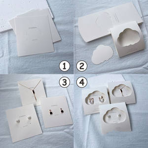 Custom Luxury Display Card <strong>Mini</strong> Small Necklace Card Paper Holder Pocket Paper <strong>Envelope</strong> With Window - Product Image 4