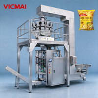 Machine d'emballage verticale VFFS, peseuse multi-têtes 10 ou 14 têtes, en acier inoxydable 304, avec servomoteur, pour l'emballage en sachet