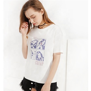 Print Ontwerp T-<span class=keywords><strong>Shirts</strong></span> Vrouwelijke Stijlvolle Effen Vrouwelijke T-<span class=keywords><strong>Shirts</strong></span> Voor Vrouw T-Shirt Vrouwen Dames - Product Image 1