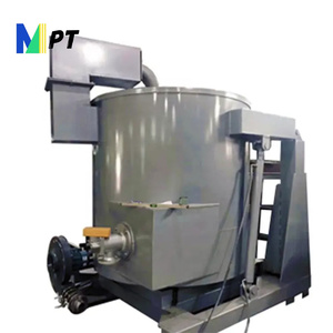 100Kg 1T Máquina de horno basculante de acero Alto Celsius Industrial Metal Aluminio Horno de fusión Pérdidas Pinzas rosas - Product Image 6