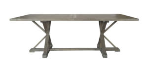 <span class=keywords><strong>Table</strong></span> à manger extensible rustique à base en X - Product Image 3