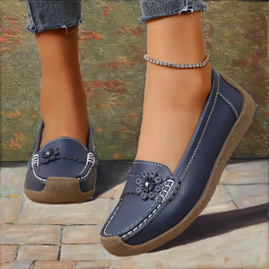 Chaussures plates décontractées pour femmes en gros, style original et tendance pour l'automne, légères, à enfiler, en jute et caoutchouc - Product Image 2