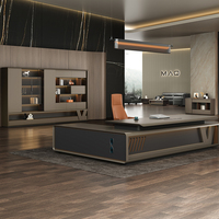 Bureau de direction série Binzhi 2m BZ-01, mobilier de bureau moderne, OEM/ODM, dimensions, couleur et logo personnalisables