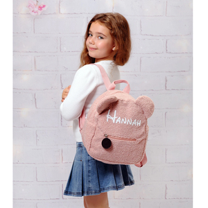 Ba lô gấu bông cá nhân hóa, ba lô mẫu giáo thêu tên, ba lô mẫu giáo tùy chỉnh - Product Image 3