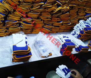 Guantes de Trabajo Personalizados de ISONZ, Guantes de Cuero para Soldadura de Invierno - Product Image 4