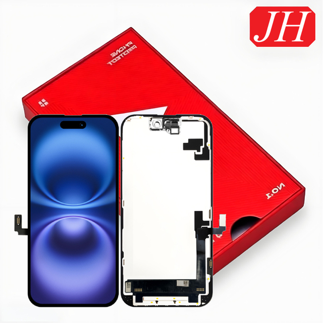 JH Wholesale OEM FHD LCD OLED Screen Assembly Replacement Display for IP 16 Mobile Phone Repair Parts
