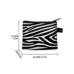 <span class=keywords><strong>Portamonete</strong></span> con Stampa Animalier e Chiusura a Cerniera, Design Carino per Bambini Unisex, Borsa Portaoggetti Piatta 2D a Cartone Animato, Miglior Regalo in Poliestere - Product Image 2