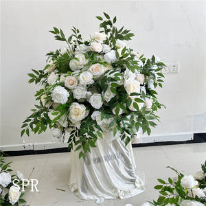 SPR bouquet da sposa piante artificiali Bouquet forniture di seta peonia di decorazioni per la casa centrotavola per la decorazione della tavola di nozze - Product Image 2