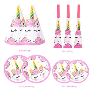 Vajilla desechable con tema <span class=keywords><strong>de</strong></span> <span class=keywords><strong>unicornio</strong></span> rosa, juego <span class=keywords><strong>de</strong></span> fiesta, fiesta <span class=keywords><strong>de</strong></span> cumpleaños para niños, vajilla <span class=keywords><strong>de</strong></span> fiesta <span class=keywords><strong>de</strong></span> <span class=keywords><strong>unicornio</strong></span> <span class=keywords><strong>de</strong></span> dibujos animados, Decoración <span class=keywords><strong>de</strong></span> mesa - Product Image 2