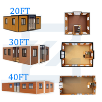 Maison Modulaire Extensible 20/30/40 pieds – Capsule Préfabriquée de Luxe Pliable pour Terrasse, Café ou Magasin – Idéale pour l'Été