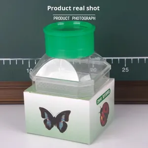 Caja de plástico para observación y recolección de insectos Maihun con lupa para experimentos de ciencia para niños y uso en guardería - Product Image 3