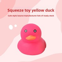 Grand canard anti-stress souple en pâte à modeler, jouet de décompression pour filles de 14 ans et plus, à rebond lent, aspect pâte à modeler, à presser