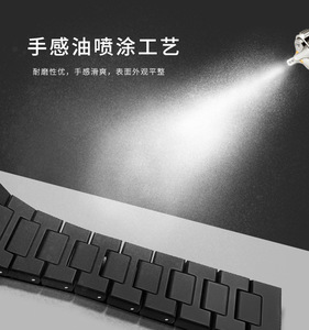 นาฬิกาควอทซ์กันน้ำสำหรับผู้ชาย ดีไซน์ทันสมัย สีดำ แดงกุหลาบ ตัวเลขแบบอารบิก - Product Image 3