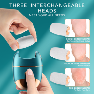 PRITECH مطحنة قدم كهربائية بسرعتين محمولة مزيل للجلد الميت مزيل باديكير الكالس كهربائي مع شاشة ليد - Product Image 4