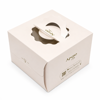 Scatole per Torte in Carta Personalizzate all'Ingrosso, Confezioni per Pasticceria con Finestra, Design Pieghevole per Torte, Dessert e Regali