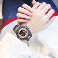 Jam Tangan Digital Anak Warna-warni Candy Color, Tahan Air, Bercahaya, Unisex, Sporty, MOQ Rendah dari Supplier Cina