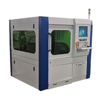 Meilleure Vente Mini Machine de Découpe Laser Fibre 1000W-2000W avec Zone de Travail 600x600mm, Contrôle Cypcut, Refroidissement par Eau, Prise en Charge AI/BMP