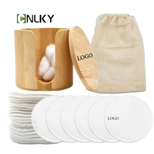 I tamponi per la rimozione del trucco in cotone riutilizzabili rimuovono il trucco facilmente Eco Friendly per rimuovere il trucco ipoallergenico per tutti i tipi di pelle - Product Image 1