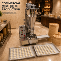 Machine automatique à vapeur pour la fabrication de petits pains farcis 110v, Dim Sum, Dimsum, Momo, Xiaolongbao, Baozi, Xiao Long Bao, machine à farcir pour hôtel