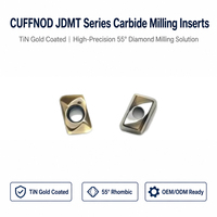 CUFFNOD JDMT Serie Hartmetall-Fräseinsatz OEM PVD-beschichtetes CNC-Schneidwerkzeug für Planfräsen