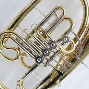 <span class=keywords><strong>Tuba</strong></span> Wagner professionnelle de haute qualité en laiton Bb/F avec liaison à cordes - Product Image 5