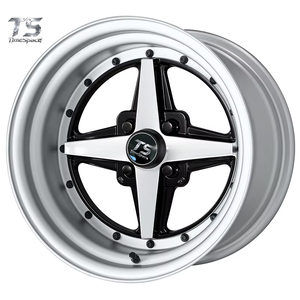 ล้อแม็กซ์ TS Work Equip 01 ผลิตจากวัสดุอัลลอยด์ ขนาด 15-22 นิ้ว 4x100 4x114.3 สำหรับรถยนต์ Toyota AE86 Datsun 240 280Z Mazda Miata NA <span class=keywords><strong>NB</strong></span> Honda Civic - Product Image 2