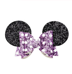 Épingles à cheveux scintillantes pour bébés filles, 1 pièce, minnie, mickey, pince à cheveux - Product Image 2