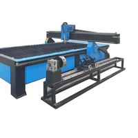 Máquina cortadora de tubos de hoja de plasma CNC multifuncional 1530 63A de 4 ejes con eje giratorio