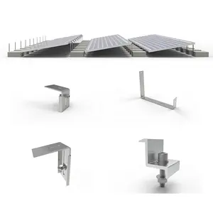 Suporte triângulo sistema de montagem solar, suporte para telhado painel solar