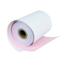 Rouleaux de papier thermique autocopiant 2 plis blanc/jaune pour imprimante de caisse enregistreuse POS