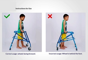 Children Walking Aid Pediatric <strong>Gait</strong> Training Device Cerebral Palsy Using Framework Best Seller High Quality Low Price - Product Image 6