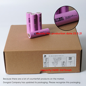 Batterie cellulaire DMEGC 18650 3.7v 2600mAh Lithium rechargeable INR 18650 Li-ion 1200 cycles -20~60C pour vélos électriques/trottinettes - Product Image 2