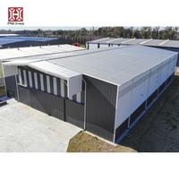 Bâtiment d'atelier industriel en structure acier durable ZTSS, design étanche et insonorisé, utilisation extérieure pour usine ou hôtel