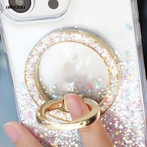 Anillo de Soporte para Teléfono Móvil con Purpurina Dorada - Product Image 2