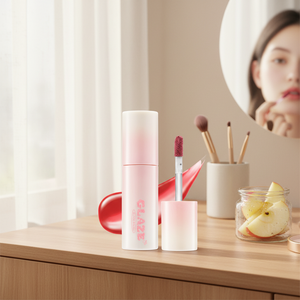Korean Black Rouge GZ05 Apple Dew Lip Glaze Chewy Lip Tint avec effet hydratant Brillant à lèvres brillant - Product Image 3