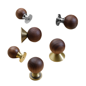 Chất Lượng Hiện Đại Brass Gỗ Núm Tủ Xử Lý Cho Nhà Bếp Hộ Gia Đình Phòng Tắm Ăn Uống Ngoài Trời Sử Dụng Ngăn Kéo-Nhà Máy Sang Trọng - Product Image 2