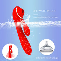 Hochwertiger wasserdichter, leistungs starker Massage gerät G-Punkt Dildo vibrator für Erwachsene Klitoris Stimulation Saugen Vibrator