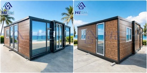 Anexo para Casa de Huéspedes, Envío en 20 Días, Casa Contenedor Expandible de 20 y 30 Pies, 3 Dormitorios, Cocina, Bungalow Moderno Galvanizado - Product Image 3