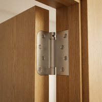 Charnières de porte modernes robustes en acier inoxydable à ressort, rondes/carrées, 4 pouces, accessoires de quincaillerie pour portes de bâtiment