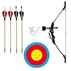 PIAO YU Nouveau <span class=keywords><strong>Arc</strong></span> à Poulies Puissant en Acier Inoxydable <span class=keywords><strong>pour</strong></span> Activités <span class=keywords><strong>de</strong></span> Tir, Kit Complet <span class=keywords><strong>Arc</strong></span> et Flèches <span class=keywords><strong>pour</strong></span> Adultes - Product Image 2
