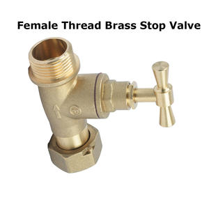 Composants personnalisés YOD, service d'usinage CNC de précision, robinet d'arrêt en laiton à filetage femelle 1/2 pouce, certifié NSF, réparation de plomberie - Product Image 2