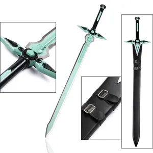 Sword Art Online Cosplay Prop Kirito Dark Repulsor Real Sword