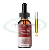 VitaSpring Gouttes de ginseng OEM Supplément énergétique Extrait de racine de ginseng rouge coréen Ginseng liquide
