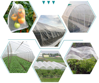 Filet de jardin transparent de 4,2 m de large, maille 50, barrière anti-parasites, filet fin pour la protection des plantes