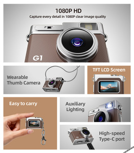 Mini caméra G1 numérique rétro 1080P HD CCD avec écran de 0,96 pouce, caméscope portable vintage, enregistreur vidéo - Product Image 3