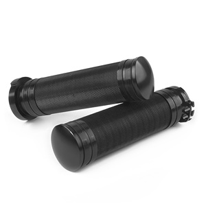 Empuñaduras universales de manillar de 25mm para motocicleta, empuñaduras de mano de 1 pulgada para Harley Touring <span class=keywords><strong>Electra</strong></span> <span class=keywords><strong>Glide</strong></span> Street <span class=keywords><strong>Glide</strong></span> Road King Dyna Sports - Product Image 1
