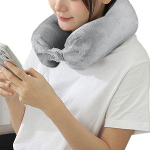 طقم بطانية وسادة سفر 2 في 1 مريحة صديقة للجلد قابلة للتخصيص محمولة للطائرات والتخييم - Product Image 4