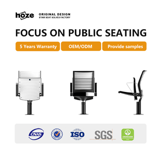 HOZE-Silla moderna de aleación de aluminio para audiencias, silla de auditorio de tamaño estándar, sala de conferencias, Bloc de notas, cines, 2017 - Product Image 2